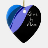 Liefde, vreugde, vredesversiering keramisch ornament (Rechts)