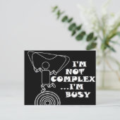 Liefde vrienden Relatie ik ben niet complex..ik be Briefkaart (Staand voorkant)