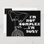 Liefde vrienden Relatie ik ben niet complex..ik be Briefkaart (Voorkant / Achterkant)