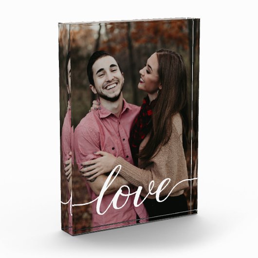 Liefde Vriendin Vriend Custom Verticale Foto (Links)