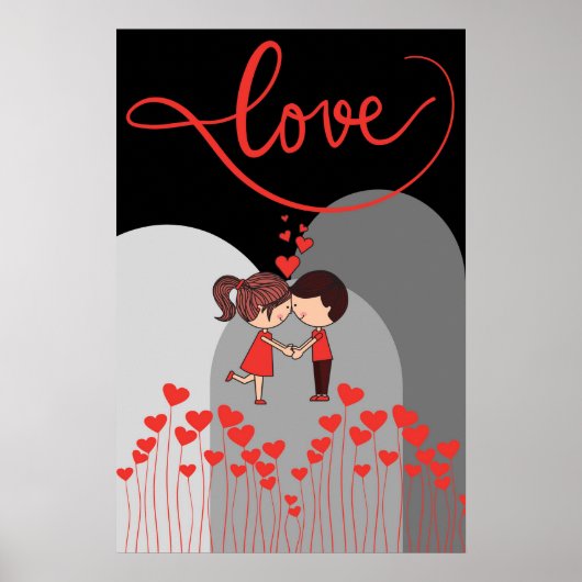 Liefde, Vriendin, Vriend Poster (Voorkant)