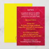 Liefde & vriendschap, flatpanel Wenskaart (Voorkant / Achterkant)
