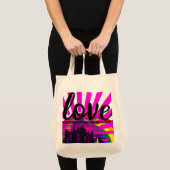 LIEFDE Vrijdag grote stad mode Tote Bag (Voorkant (product))