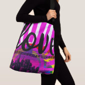 LIEFDE Vrijdag zonneschijn stad Crossbody Tas (Dichtbij)