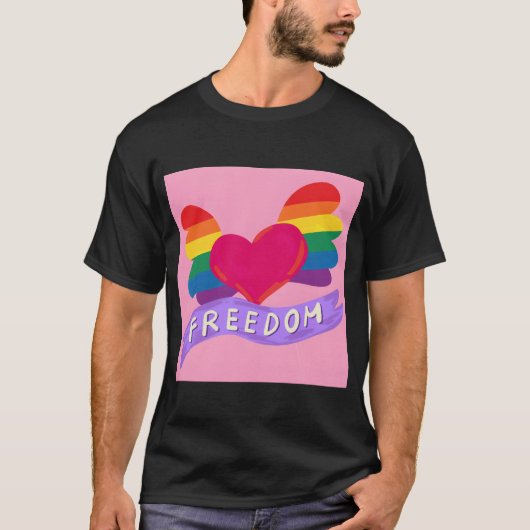 Liefde Vrijheid jongen T-shirt (Voorkant)