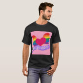 Liefde Vrijheid jongen T-shirt (Voorkant volledig)