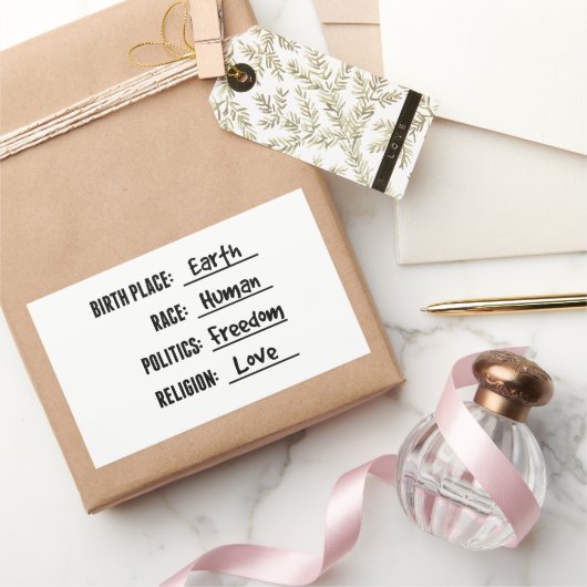 LIEFDE & VRIJHEID STICKER (Geschenken)