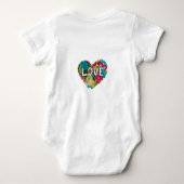 Liefde vrouwen romper (Achterkant)