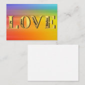 LIEFDE-Vruchten van Gods Geest Christelijk Geloof Notitiekaartje (Voorkant / Achterkant)