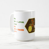 Liefde vs behoefte koffiemok (Voorkant links)