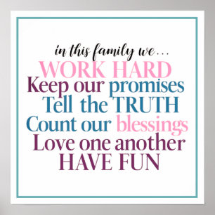 Liefde & Waarheid, Werk & Plezier, Beloften Nageko Poster