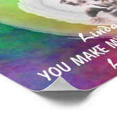 Liefde waarmee je mijn hartlijntje Poster-past Poster (Hoek)