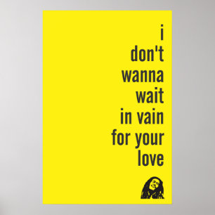 Liefde, wacht tevergeefs poster