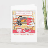 Liefde Warmte Kerst Kaart (Voorkant)