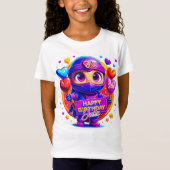 Liefde Warrior: Ninja Style! verjaardagscadeau T-shirt (Voorkant)