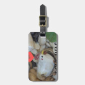 Liefde was in de lucht bagagelabel (Voorkant verticaal)