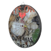 Liefde was in de lucht dartbord (Voorkant Rechts)