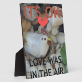 Liefde was in de lucht fotoplaat (Zijkant)