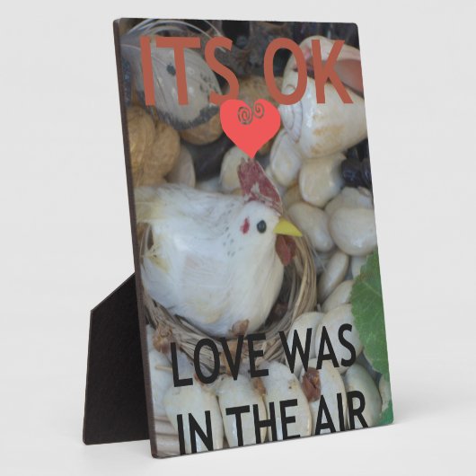 Liefde was in de lucht fotoplaat (Zijkant)