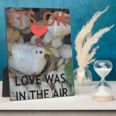 Liefde was in de lucht fotoplaat (Zijkant)