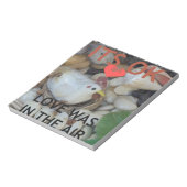 Liefde was in de lucht notitieblok (Linkerzijde)