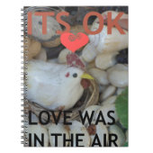 Liefde was in de lucht notitieboek (Voorkant)