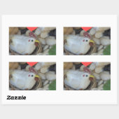 Liefde was in de lucht rechthoekige sticker (Vel)