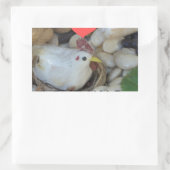 Liefde was in de lucht rechthoekige sticker (Tas)