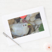 Liefde was in de lucht rechthoekige sticker (Envelop)