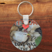 Liefde was in de lucht sleutelhanger (Voorkant)