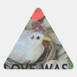 Liefde was in de lucht sticker