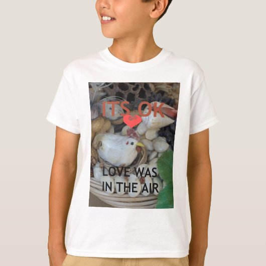 Liefde was in de lucht t-shirt (Voorkant)