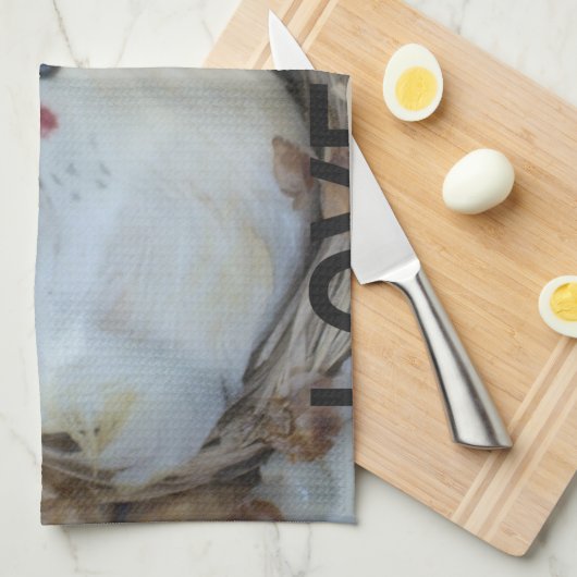 Liefde was in de lucht theedoek (Quarter Fold)