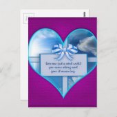 Liefde was slechts een woord briefkaart (Voorkant / Achterkant)