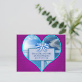 Liefde was slechts een woord briefkaart (Staand voorkant)