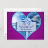 Liefde was slechts een woord briefkaart (Voorkant / Achterkant)