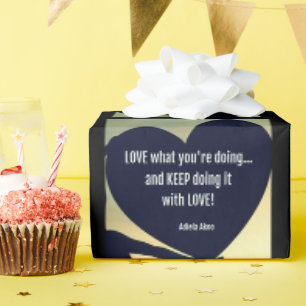 LIEFDE Wat je doet Gift Wrap - Adiela Akoo Cadeaupapier