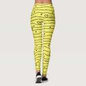 Liefde wat je doet met hartensport yoga leggings (Achterkant)
