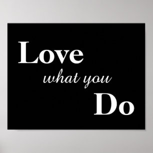 Liefde wat je doet Poster