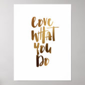 Liefde wat je doet poster (Voorkant)