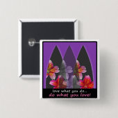Liefde wat je doet Surfende Button (Voorkant /achterkant)