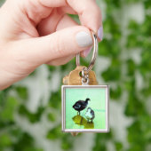 liefde, water en we leven sleutelhanger (Hand)