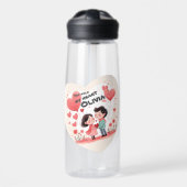 liefde waterfles (Voorkant)