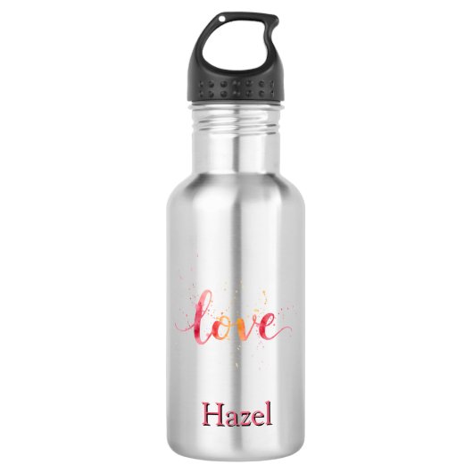 Liefde Waterfles (Voorkant)