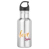 Liefde Waterfles (Voorkant)