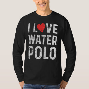 Liefde Waterpolo Water Bal Spelen Trainer T-shirt