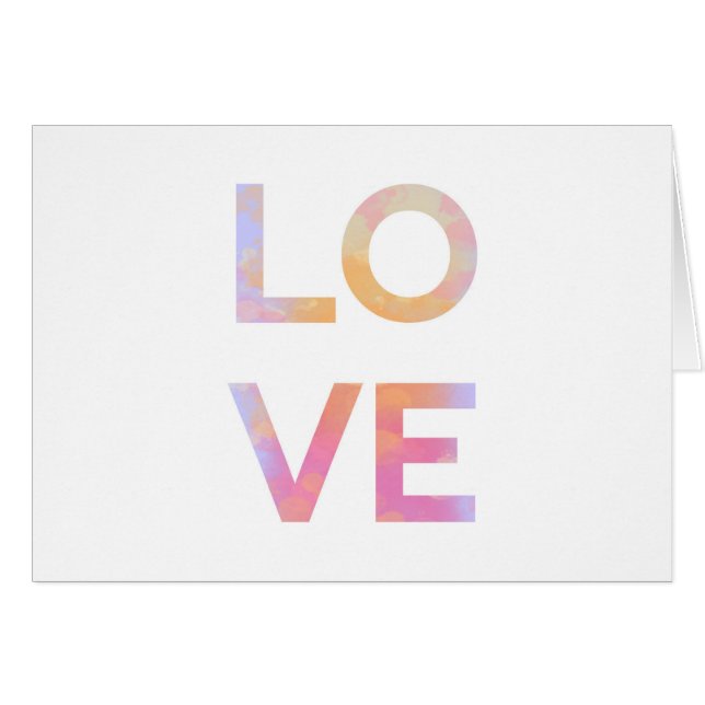 Liefde, waterverf (Voorkant Horizontaal)