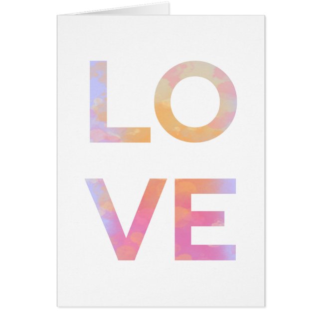 Liefde, waterverf (Voorkant)