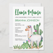 Liefde Waterverf Baby shower Uitnodiging (Voorkant)