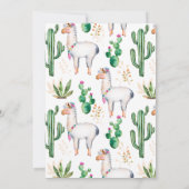 Liefde Waterverf Baby shower Uitnodiging (Achterkant)